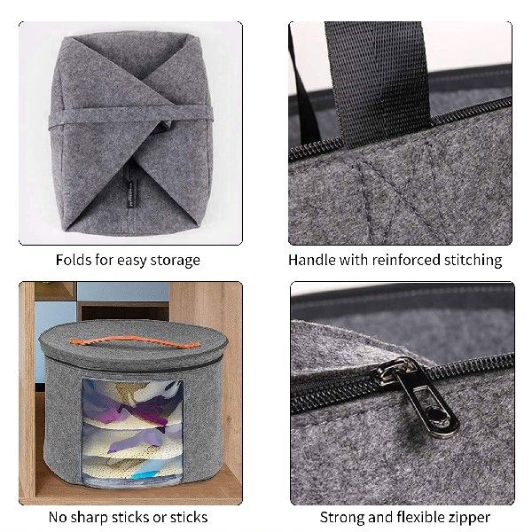 Transparent Decoration Felt Socks Buggy Bag Portable Felt