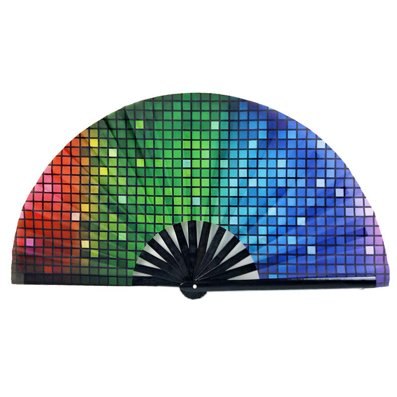 Black Plastic Fans Support Merchandise Kung Fu Fan