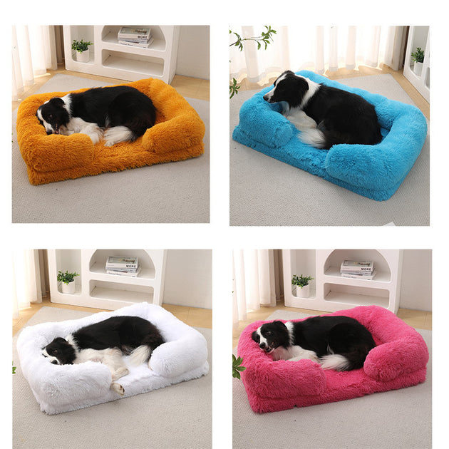 Plush Round Pet Bed Dog Bed Winter