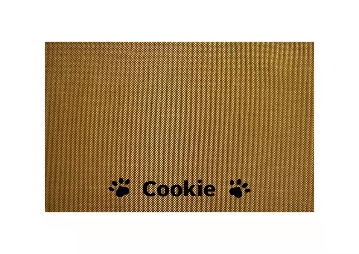 Printable Name Cat Dog Universal Pvc Placemat Pet