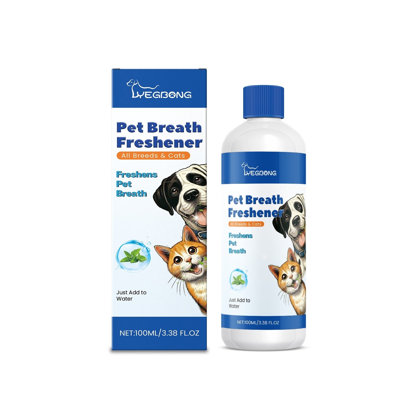 Pet Breath Freshener With Gentle, Refreshing Ingredients For Oral Health